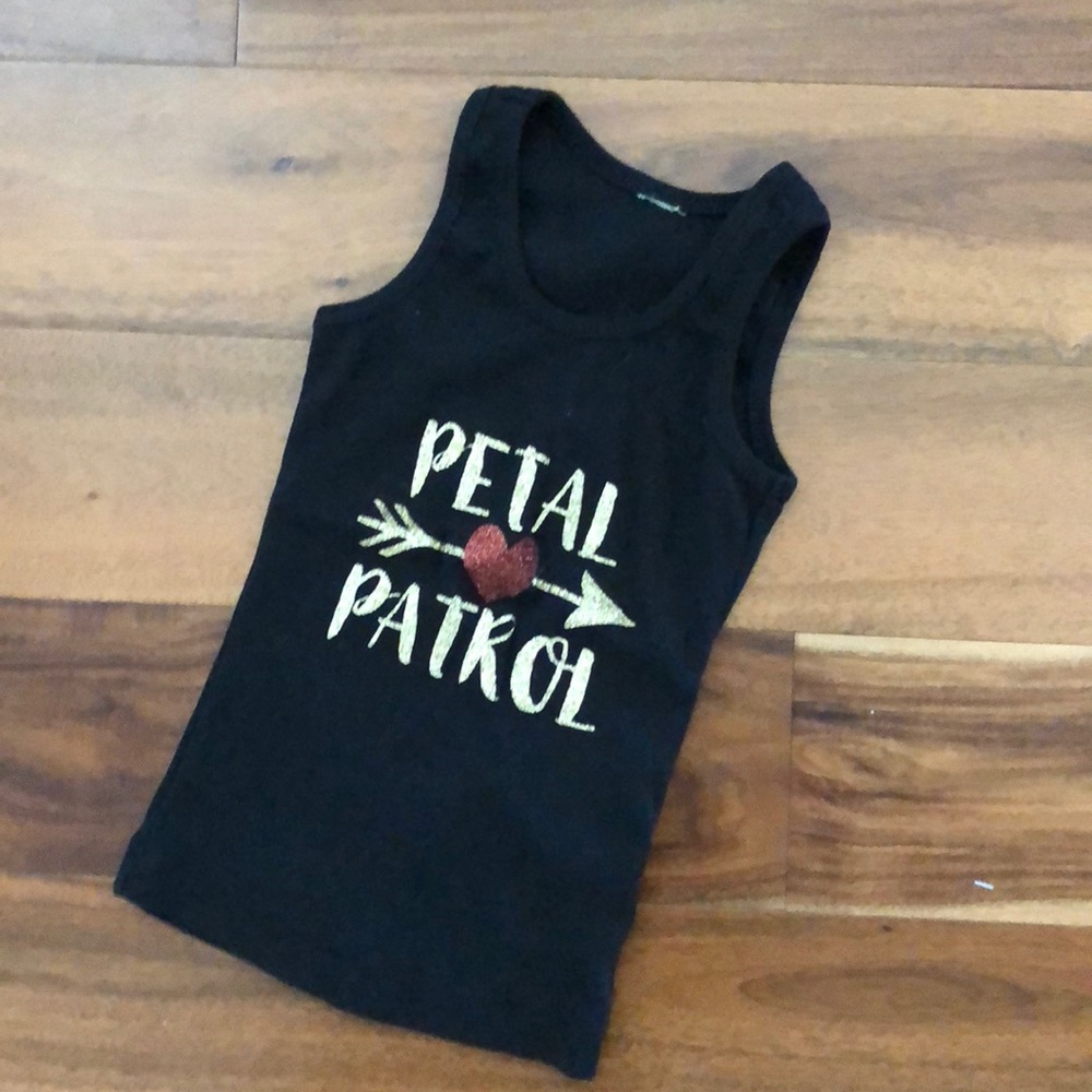 Petal Patrol flower girl tank top